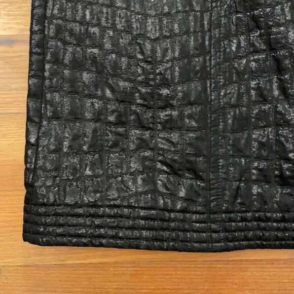 Trina Turk Black Strapless Cocktail Party Dress Womens Size 8 Quilted - Picture 11 of 12